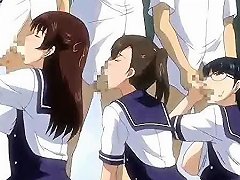 Attractive Anime Women Giving Oral Pleasure